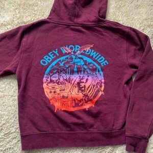 Obey Graphic Hoodie Sweatshirt